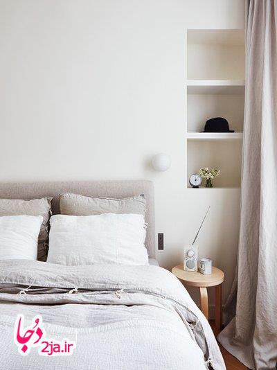 اتاق خواب اسکاندیناوی توسط A + B KASHA Designs
