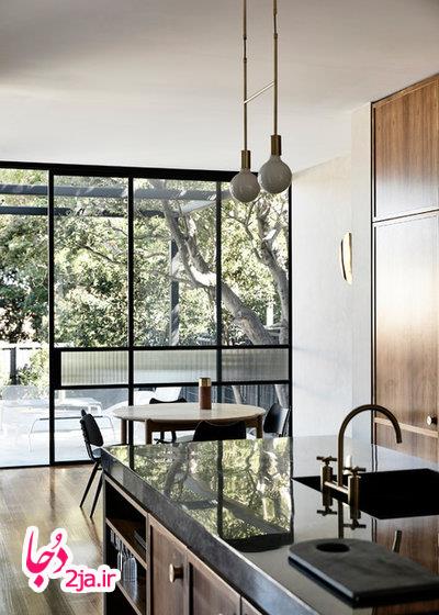 اتاق ناهارخوری معاصر توسط معماری و طراحی داخلی لوک فری