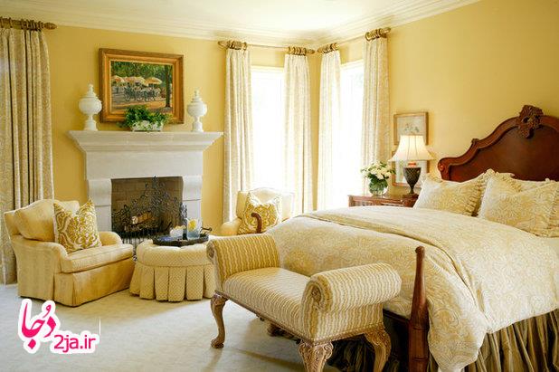 اتاق خواب سنتی توسط طراحی داخلی Tobi Fairley