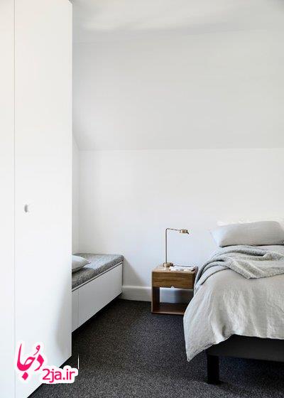 اتاق خواب معاصر توسط معماری و طراحی داخلی لوک فرای